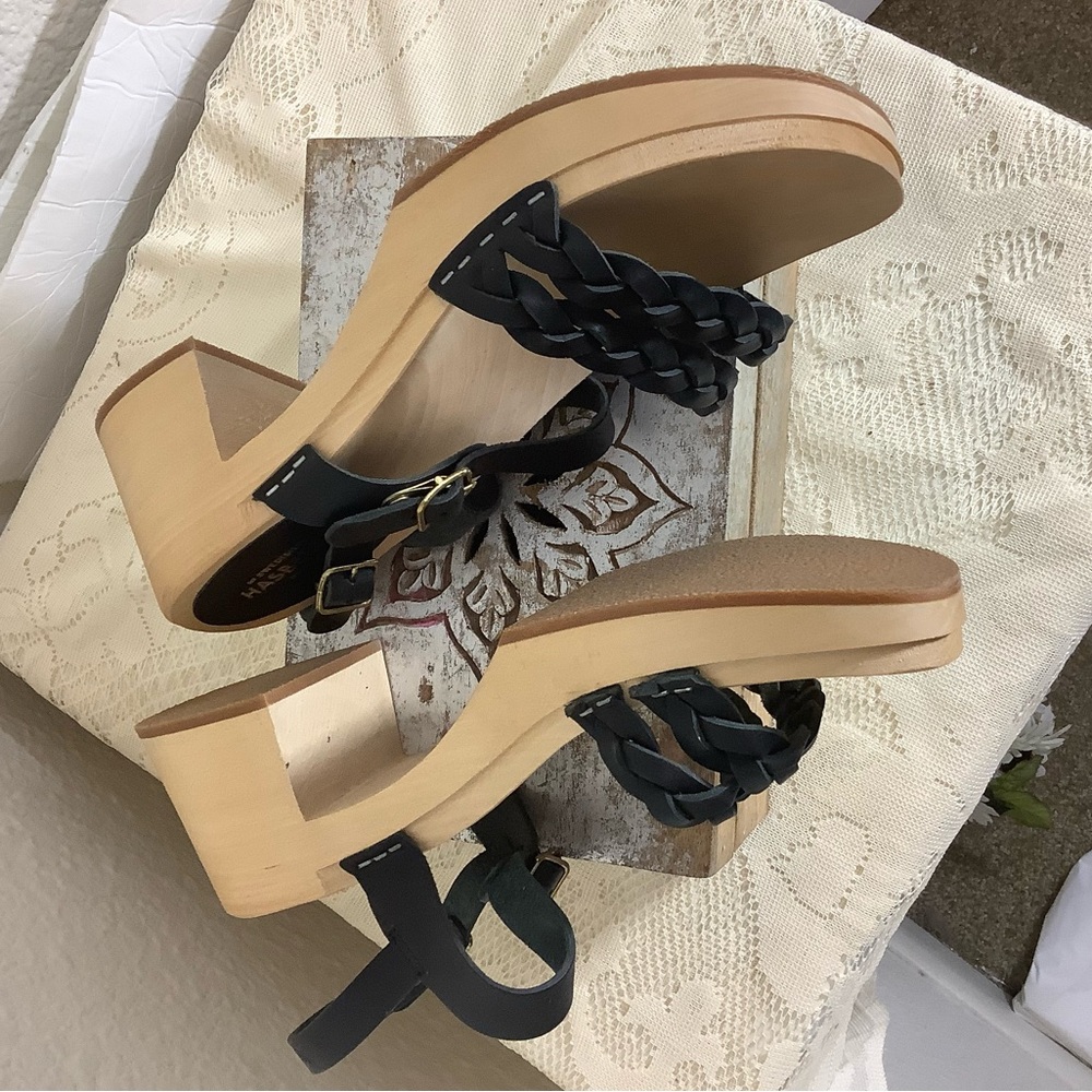 NIB Swedish Hasbeens Tanja strappy sandal Sz 9 / 39 New - Picture 3 of 14